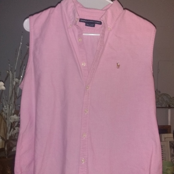 Tops - Ralph Lauren sport sleeveless pink top